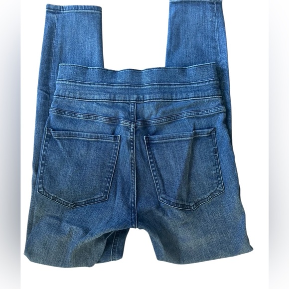 Express 4R Blue High Rise Skinny Ankle Jeans Sailorcore Coastal  Button
A180 - Picture 9 of 10